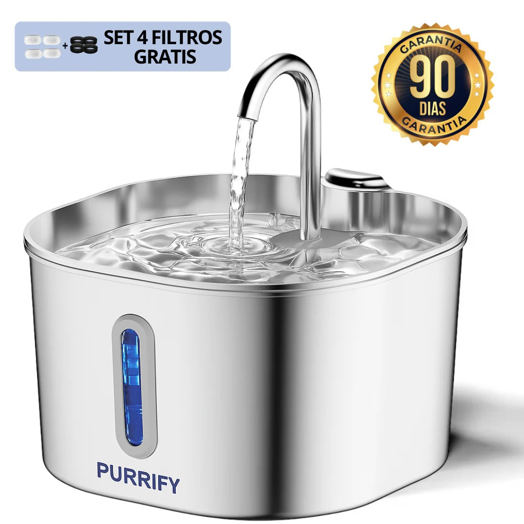 Purrify™ - Dale mas años de vida a tu gato con el sistema de Triple-Filtrado